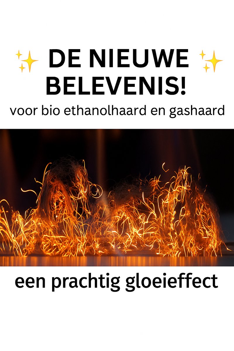prachtig gloei effect voor uw bio ethanolhaard of gashaard | GLOW FLAME EFFECT - GLOEI EFFECT| grote verpakking van 5 gram!