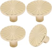 meubelknoppen, verpakking van 12, 31 mm kastknoppen van acryl en zinklegering, ladeknoppen