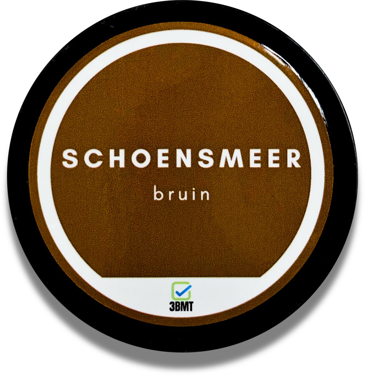 Schoensmeer Bruin – Schoenpoets voor Bruine Leren Schoenen – 50 ml – 3BMT®