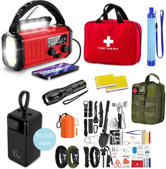 DreamGoods Noodpakket Deluxe PRO – Noodpakket – 60.000mAh Totaal