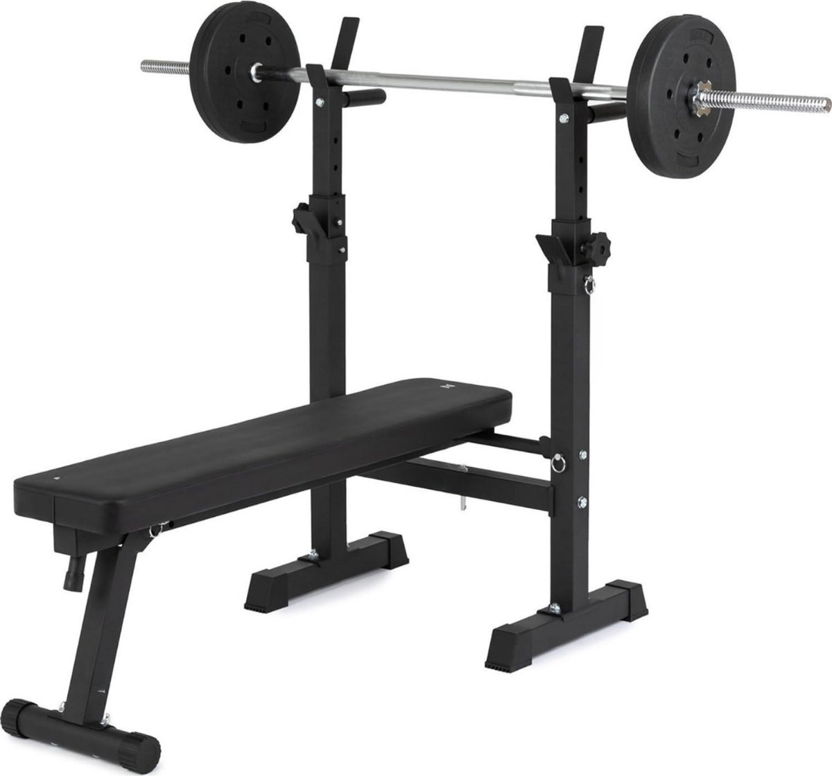 Thuys – Bench Fitness – Halterbank – Bench Press – 61 x 43 x 132 cm – Zwart