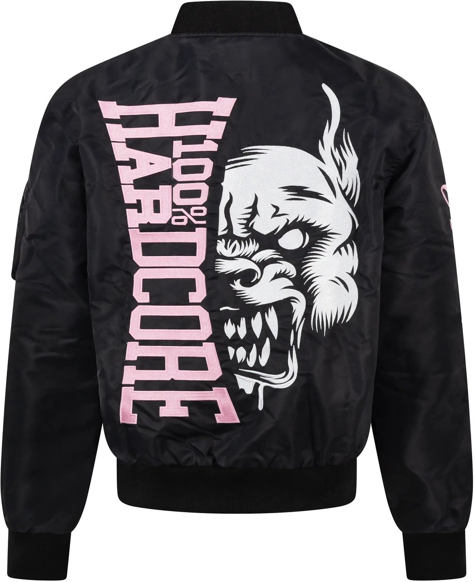100% Hardcore Dames Bomberjack Branded Rage - Maat: XL