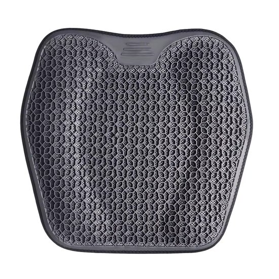 Ademend gelkussen, multifunctioneel gelkussen, anti-schubitus-kussen, verlicht de druk op de orthopedisten, met antislip overtrek, voor auto, kantoor, huis, rolstoel (stijl 2