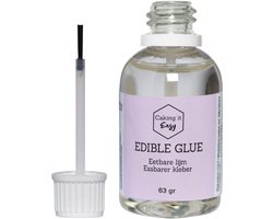 foto van Caking it Easy® Eetbare Lijm met Kwastje 63g - Edible Glue - voor hobbybakker en professional