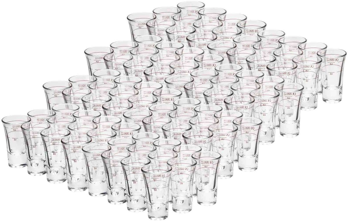 Stamper geeicht mit Rotring Dublino 2 cl + 4cl Set van 96