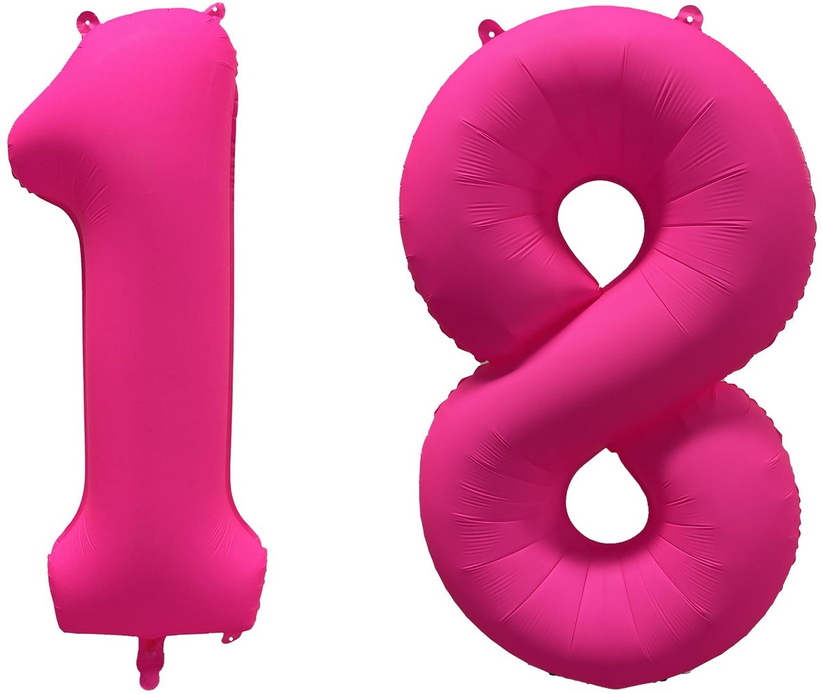 Folieballon 18 jaar - Neon Roze - 86 cm