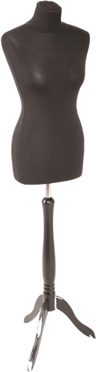Thuys – Paspop Dames – Paspop – Etalagepop – 90cm x 40cm x 30cm – Donkerbruin
