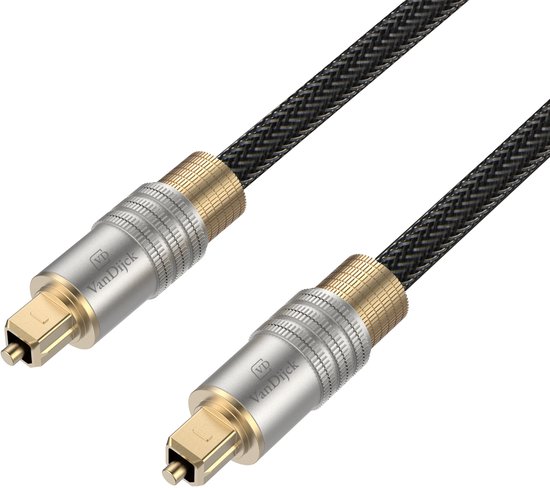 VanDijck® Premium Toslink Optische Kabel - Optische Audiokabel ...