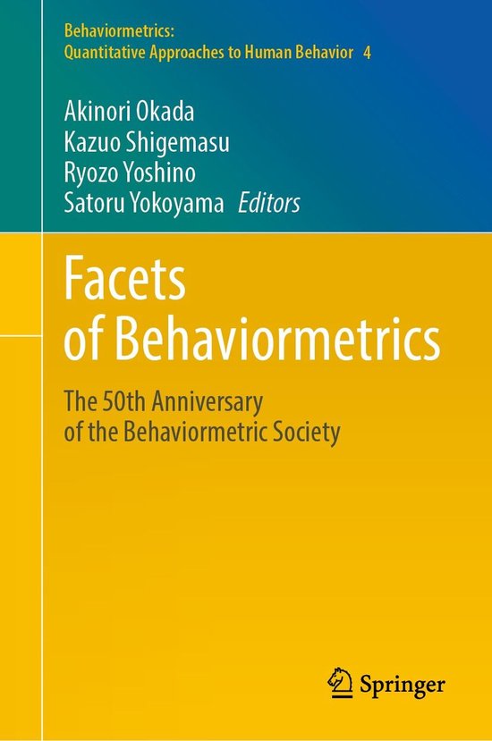 Mathematics and Statistics (R0) - Facets of Behaviormetrics - cover