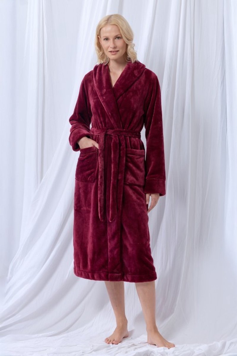 Lords & Lilies kamerjas dames - wijnrood - 252-52-TNK-C/860 - maat S