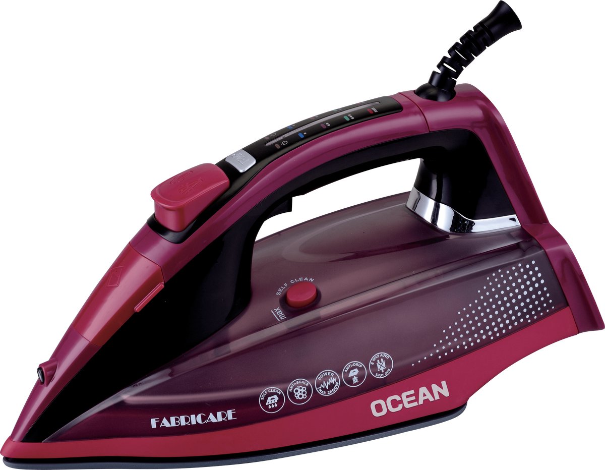 OCEAN OCSI3100 - Stoomstrijkijzer - Digitale temperatuur regeling - 2400W - Auto off
