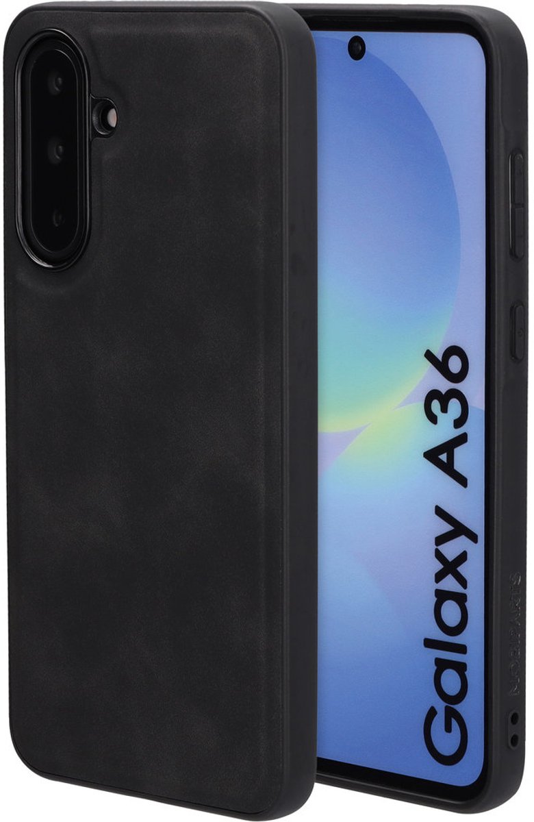 Mobiparts Classic Backcover geschikt voor Samsung Galaxy A36 Graphite - Zwart - MagSafe