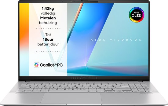 ASUS Vivobook S15 S5507QA-MA006W - Copilot+ Laptop - 15.6 inch - ASUS - Hoofdafbeelding