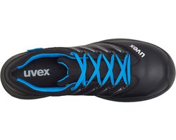 Uvex 2 Trend Laag S3 69342 - Zwart/Blauw - 43