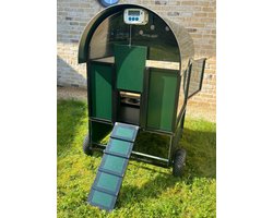 Kippenhok calimero`s aluminium verhoogd - mobiel - hok van de toekomst - tegen bloedluizen