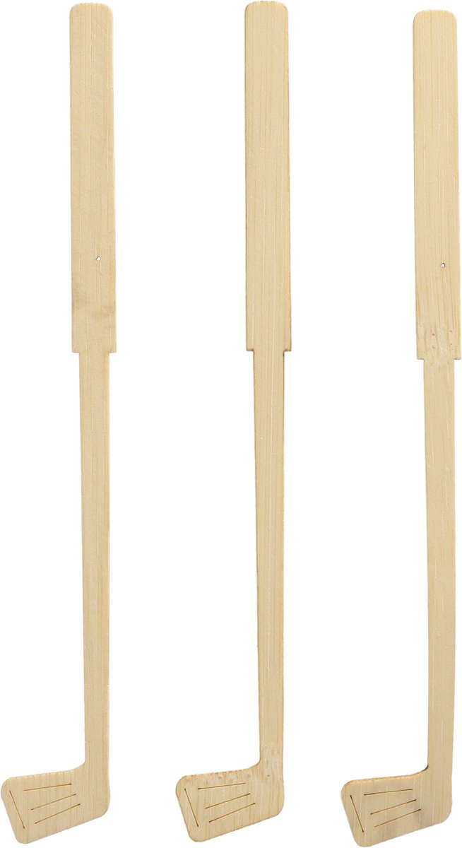 Image of 100 Roerstaafjes, bamboe pure 15 cm Golf