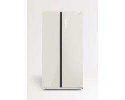 CREATE FRIDGE STUDIO SIDE BY SIDE 550 - Amerikaanse koelkast - Creme