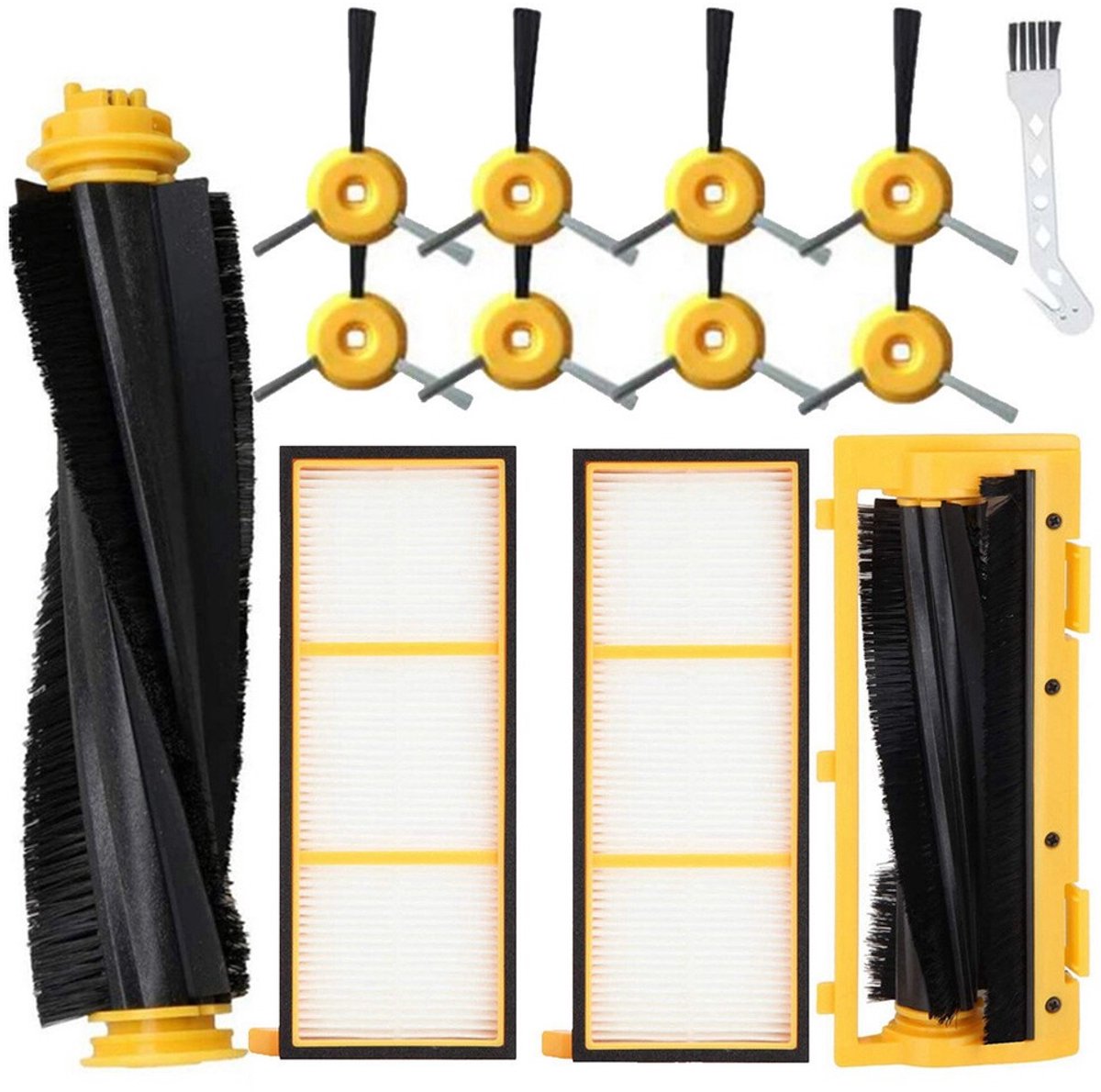 Geschikt voor Shark ION ROBOT RV700 RV720 RV750/C Filter Zijborstel Stofzuiger Onderdelen