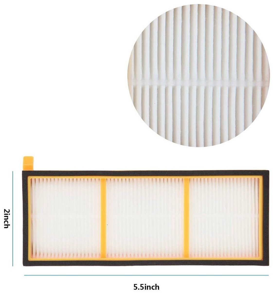 Geschikt voor Shark ION ROBOT RV700 RV720 RV750/C Filter Zijborstel Stofzuiger Onderdelen