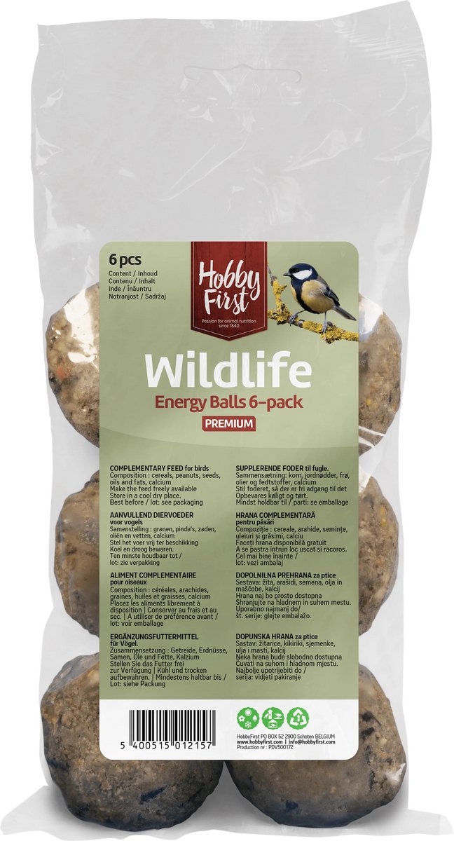 Wildlife Energy balls 6-pack