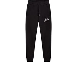 Malelions sport logo joggingbroek in de kleur zwart.
