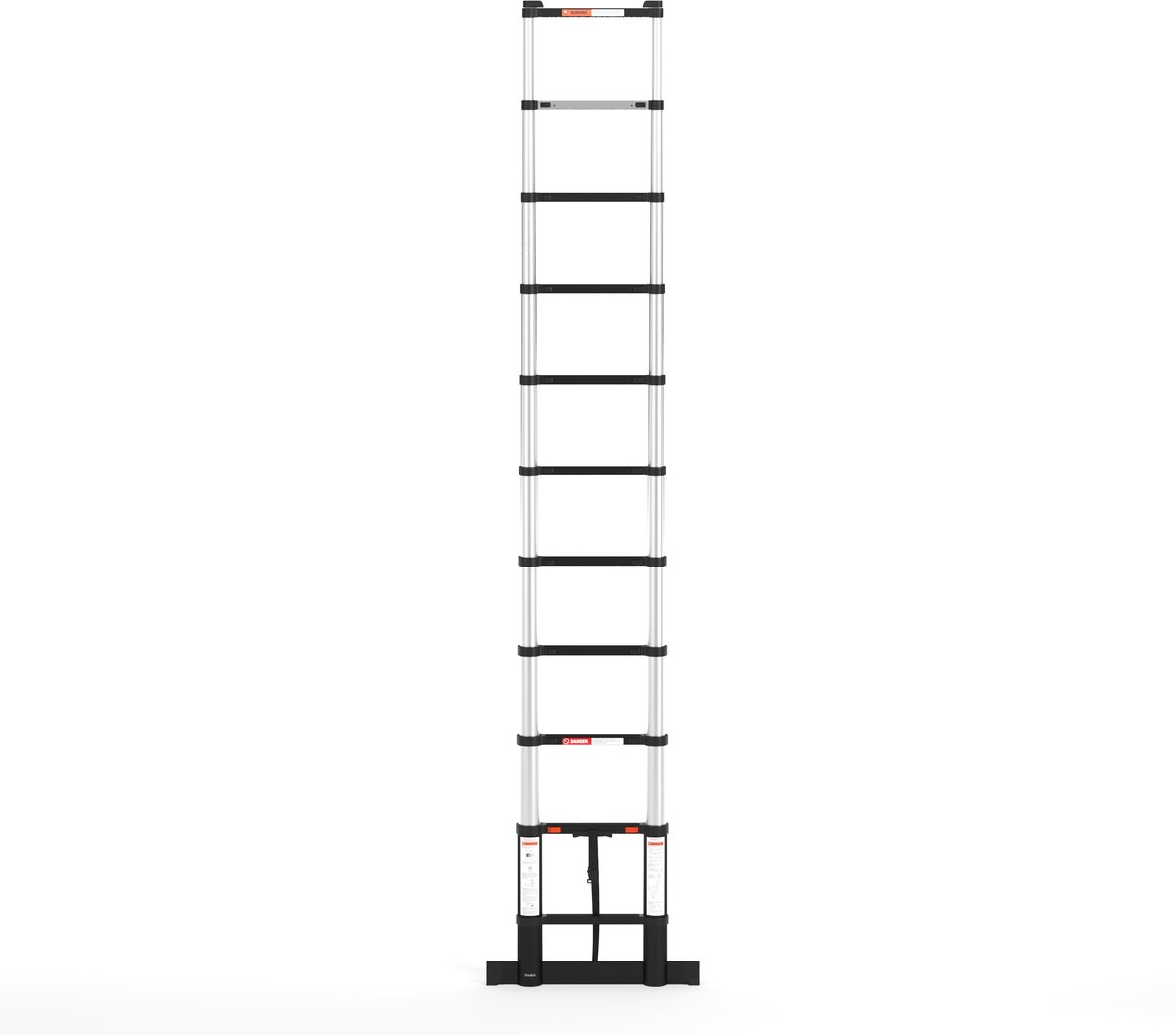 RMBO Telescopische Ladder - Telescoopladder - 3.20m lang, Compact en Draagbaar met Soft Closing Systeem, Geschikt voor Particulier en Professioneel Gebruik, Telescopische Vouwladder, Max. Belasting 150 kg, EN 131.6 – foto 3