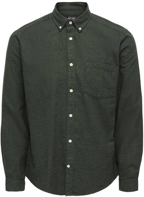 ONLY & SONS ONSNIKO LS MELANGE SHIRT Chemise Homme - Taille L