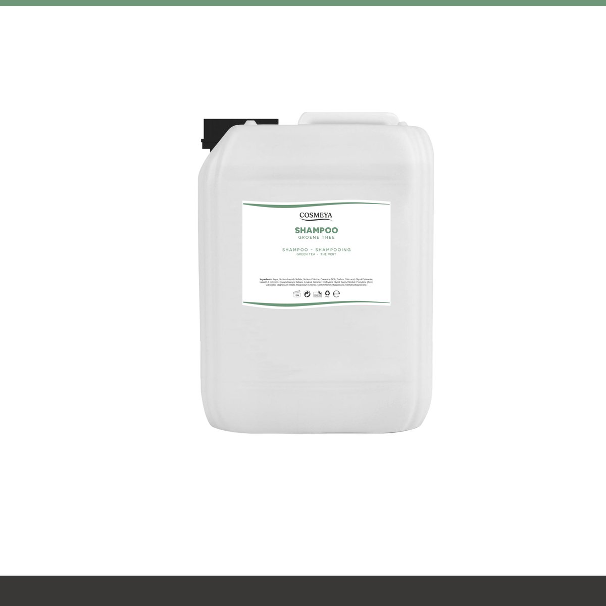Shampoo - Groene Thee - Transparant - 3 Liter - Jerrycan - Shampooing - Navulling Q7