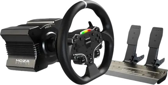 MOZA RS20 accessoire de jeux vidéo Noir Volant + pédales PC