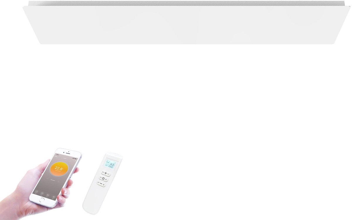 Quality Heating - ThermoAura WiFi Infraroodpaneel 1150watt 87x33 cm – Slimme Verwarming met Wifi-functionaliteit