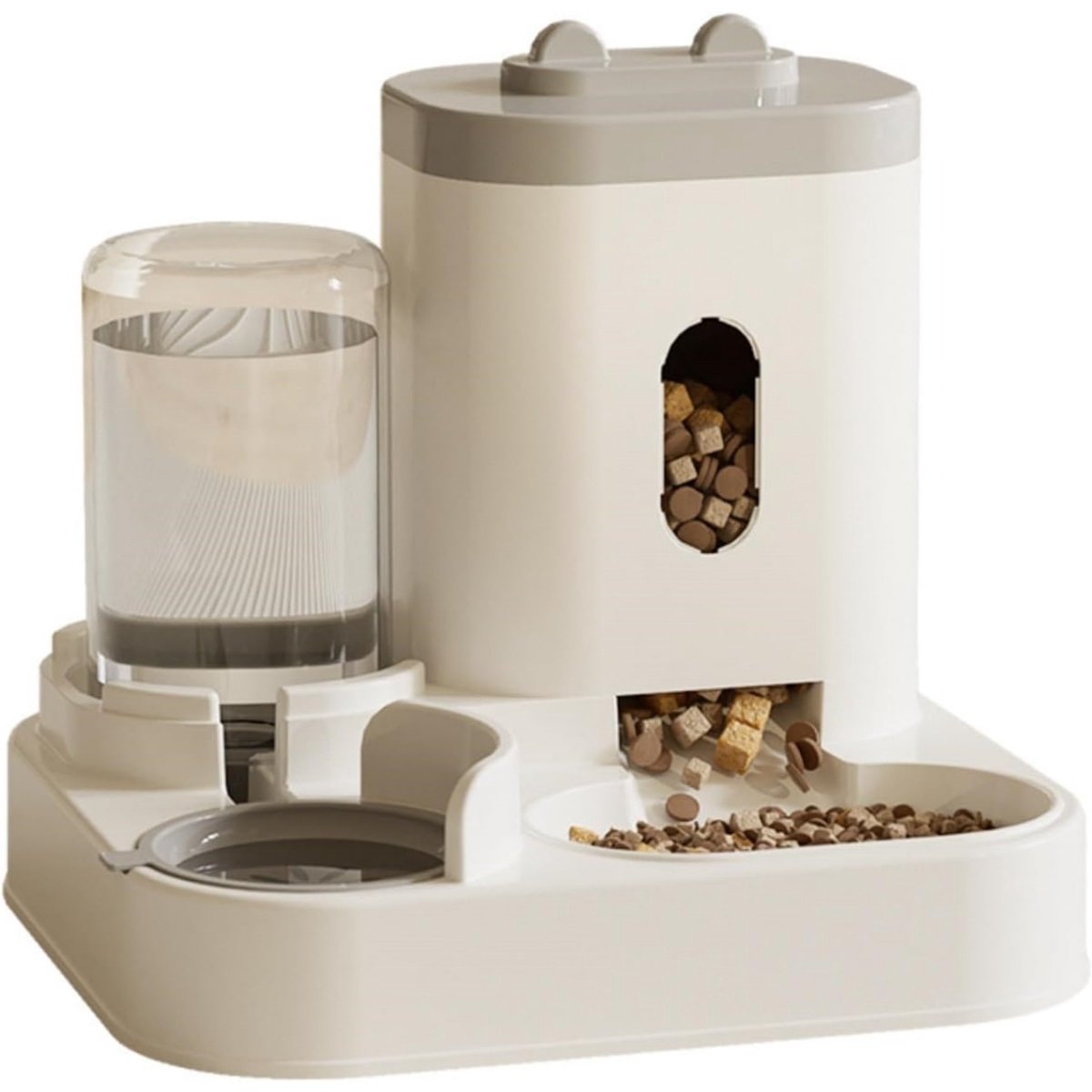 EXCITAT 2-in-1 - Voerautomaat voor katten - Kleine huisdieren - Automatische voerbak - Drinkbak - Duurzaam - EXCITAT - €60,44