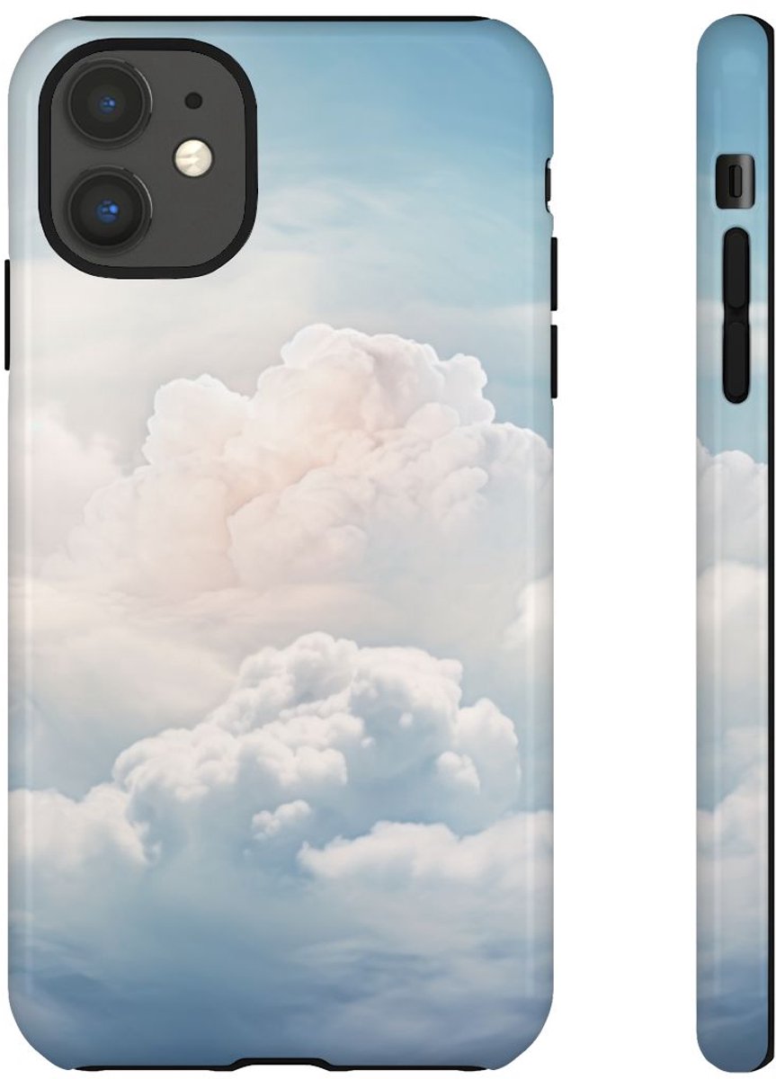 Dromerige Zachte Wolkenlucht – Telefoonhoesje Geschikt voor iPhone 11