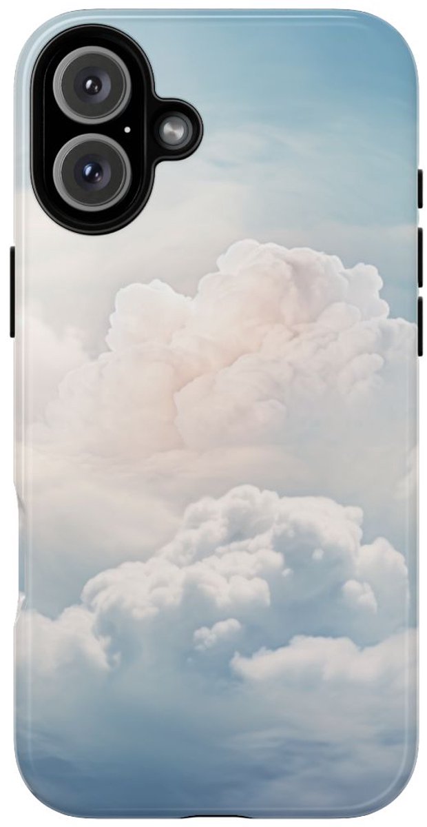 Dromerige Zachte Wolkenlucht – Telefoonhoesje Geschikt voor iPhone 16 Plus
