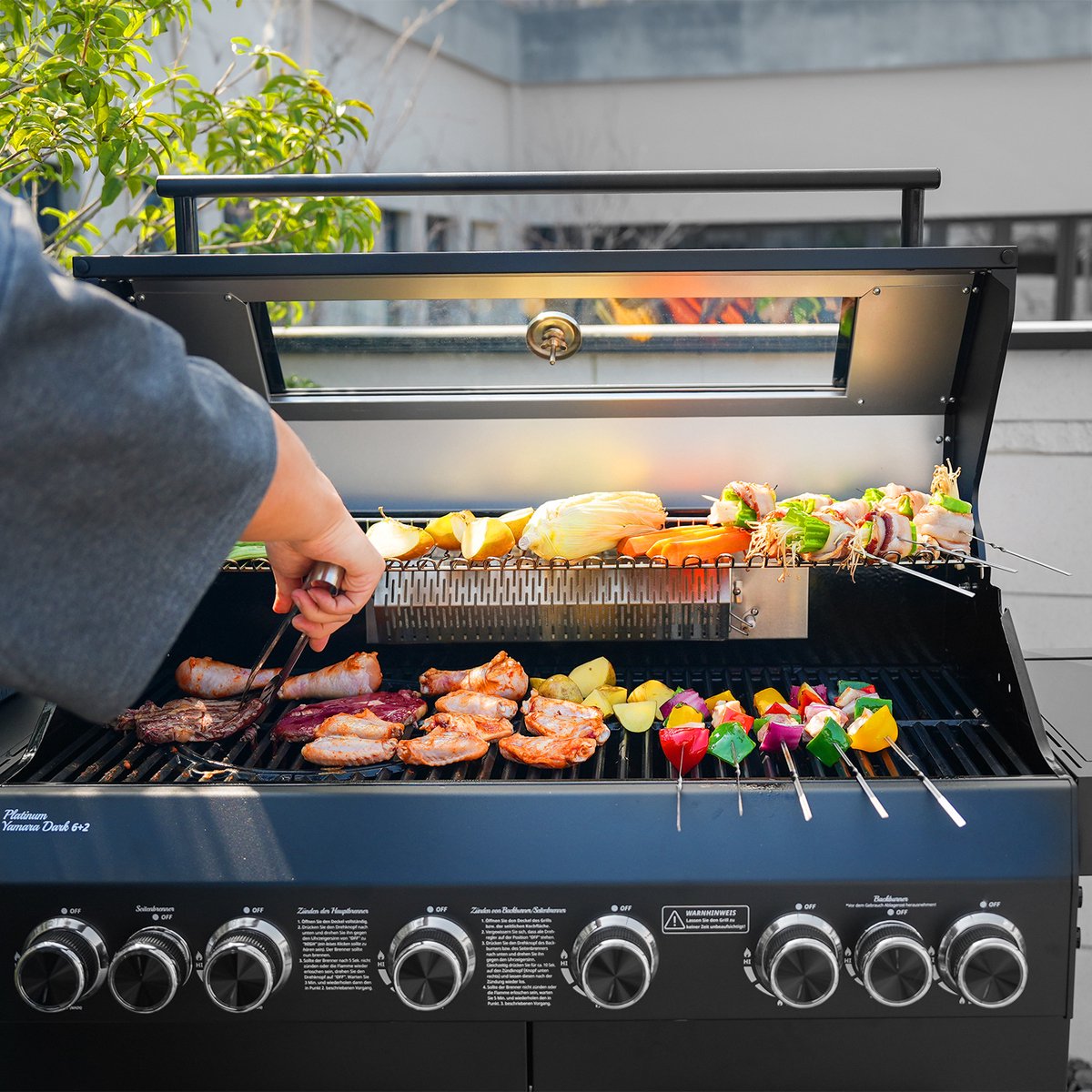 TAINO PLATINUM YAMARA DARK 6+2 gasgrill (EAN: ...5178) - afbeelding 3