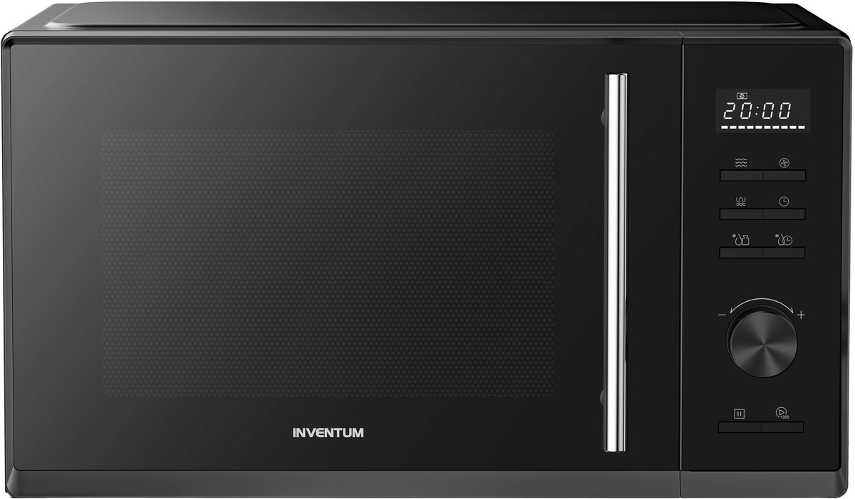 Inventum MN267CB - Vrijstaande combimagnetron - Heteluchtoven - Grill - 26 liter - 900 watt - 10 kookprogramma's - Zwart