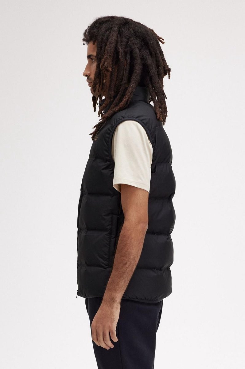 Fred Perry Insualted Gilet Zwart