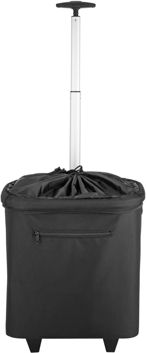 TOPMOVE Boodschappentrolley 40 L - 32 x 42 x 48 cm - 2 wielen - Hoogte telescoopgreep: ca. 93 cm - Binnenzak kan worden verwijderd