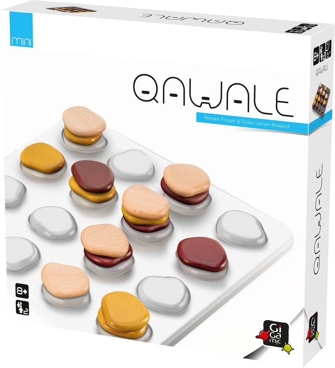 Gigamic - Qawale Mini - waar strategie en natuur samenkomen - Twee spelersspel — cadeau in Spellen & Speelgoed - foto 3