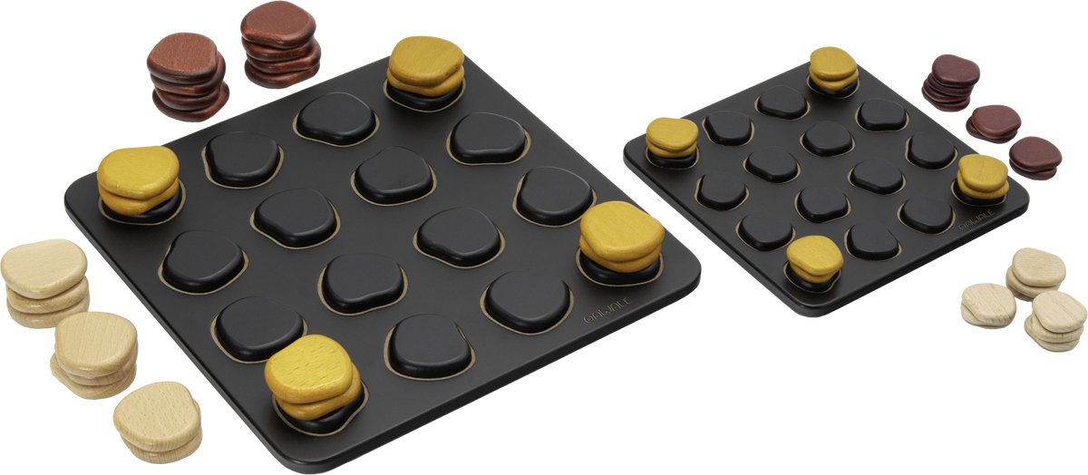 Gigamic - Qawale Mini - waar strategie en natuur samenkomen - Twee spelersspel — cadeau in Spellen & Speelgoed - foto 4