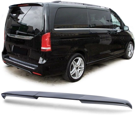 Mercedes Classe V Vito W447 W448 à partir de 2014 Couvercle de coffre Spoiler Hayon AMG Look Tuning Zwart brillant