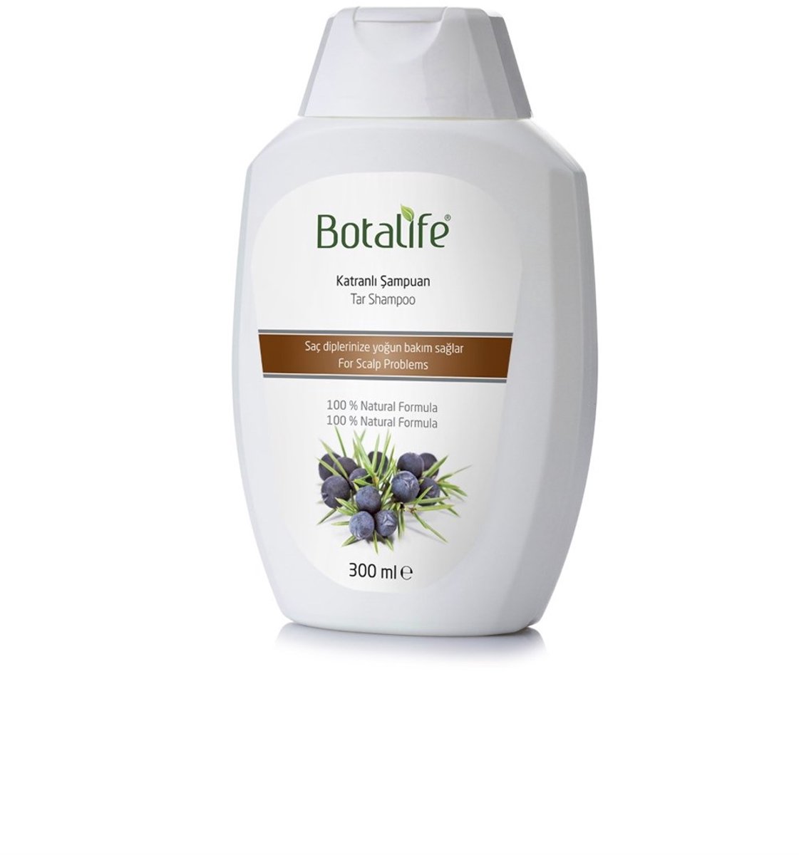 Botalife - Shampoo - Shampoo met Teer - Natuurlijke Shampoo - Haarverzorging -SLS Vrij - Parabens Vrij - Silicones Vrij - Alcohol Vrij - 300 ml