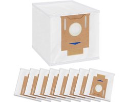 8 stuks stofzuigerzakken, accessoireset gescht voor Ecovacs Deebot N8 + / N8 Pro+ / OZMO T8+/ T8 AIVI+/ T9+ afzuigstation & Yeedi Vac Station Ecovacs stofzak reserveonderdelen.