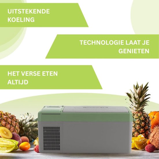 MKSS® Auto Koelkast - Mini Koelkast - Elektrische Koelbox Elektrisch 12v 230 Volt van MKSS — afbeelding 3