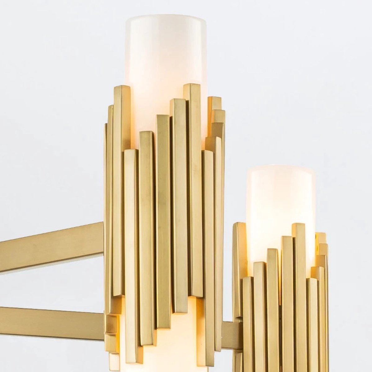 Elstead Lighting LED Kroonluchter | 10X E27 Max 40W | Aged Brass