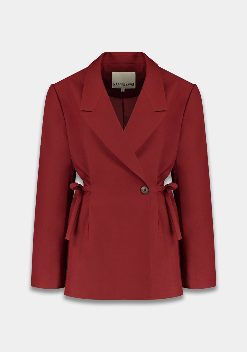 Harper & Yve Anina-bl Blazers Dames - Bordeaux - Maat L