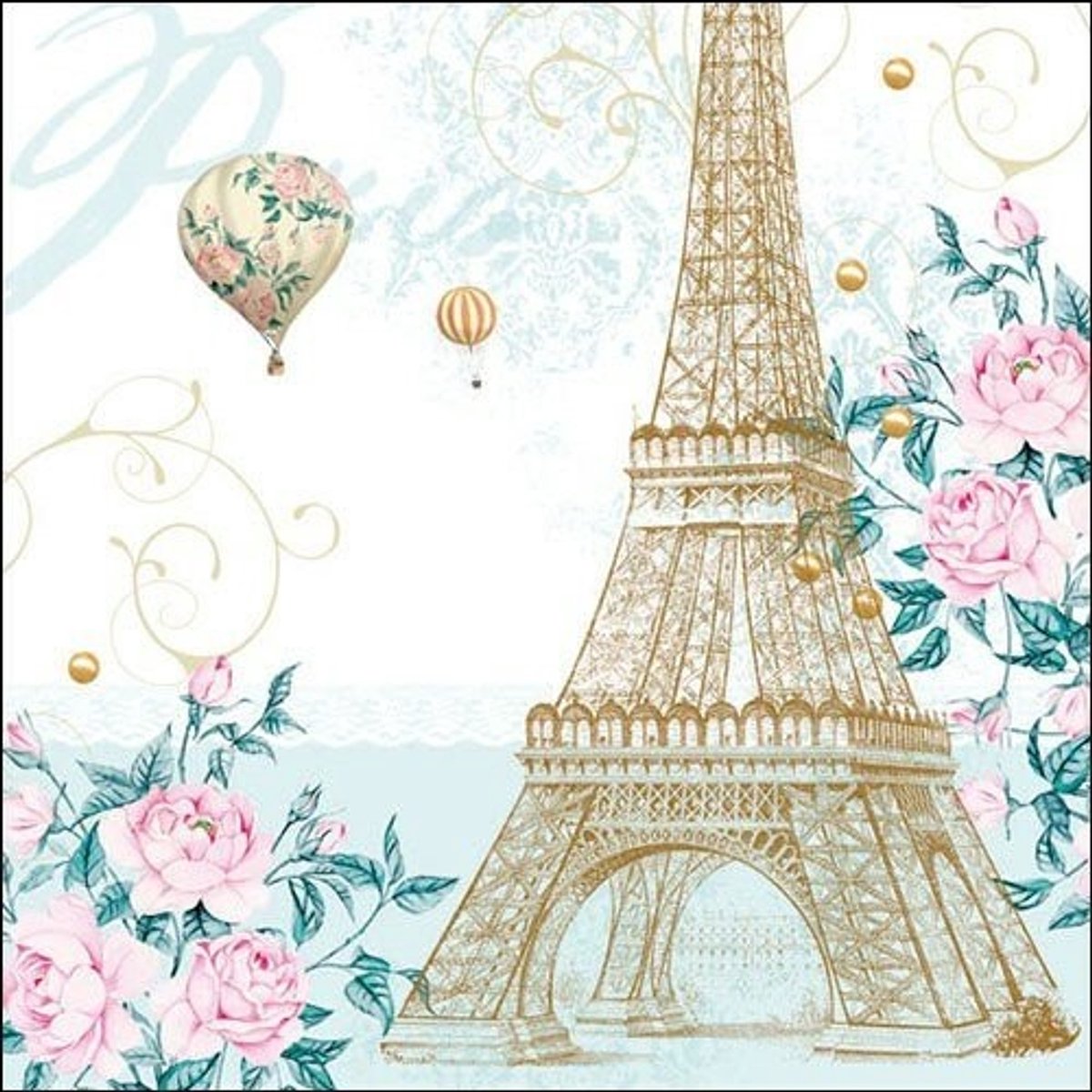Ambiente - Lunch servetten - Toujours Paris