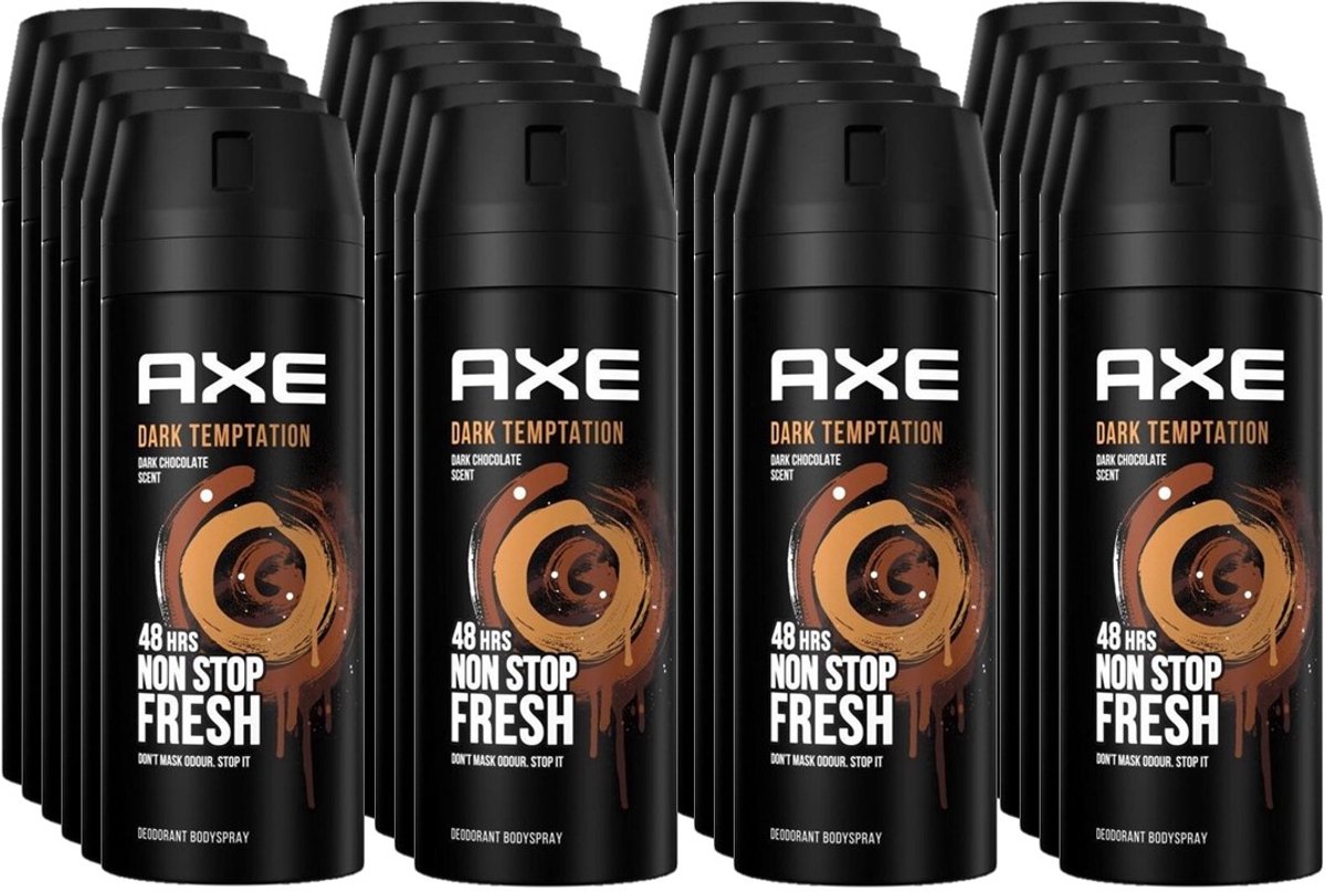 AXE Deospray - Dark Temptation - Voordeelverpakking 24 x 150 ml