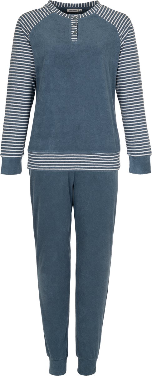 Pastunette Pyjamaset - Katoen/Polyester - Badstof - Blauw