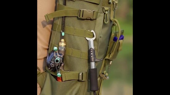 Sac à dos Aventury - Sac de pêche - Sac de sport - Sac à dos - Sac week-end - Sac - Sac à dos - Kaki