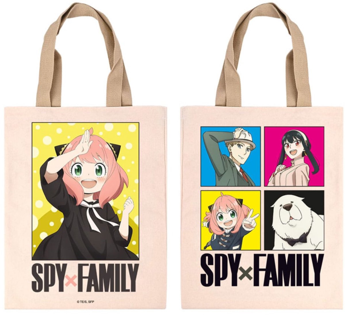 Spy x Family Tote Bag Anya & Family